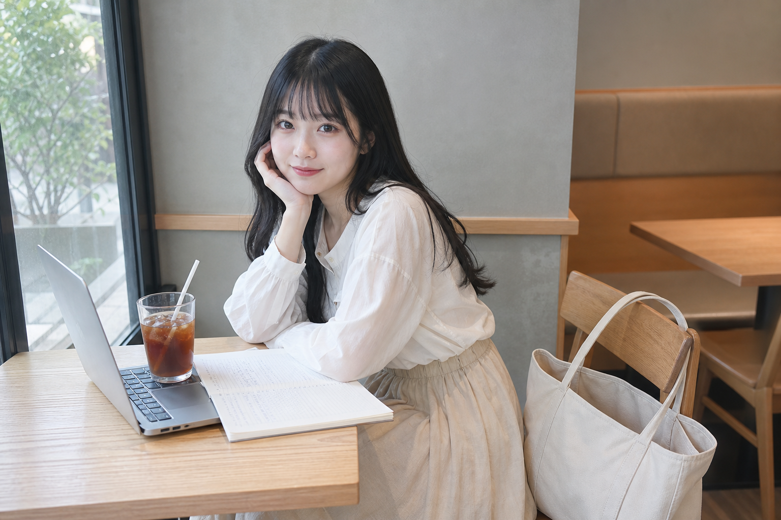 PCMAXで知り合った女子大生のことねちゃんと池袋のカフェで会う